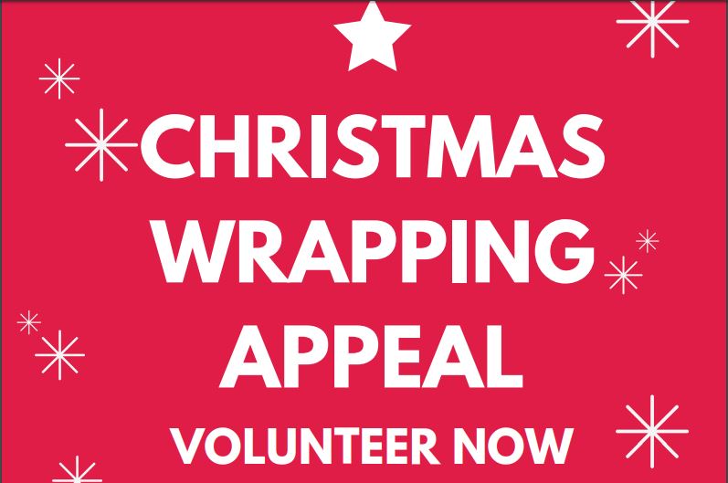 Volunteering: Christmas Wrapping appeal [COMPLETED]