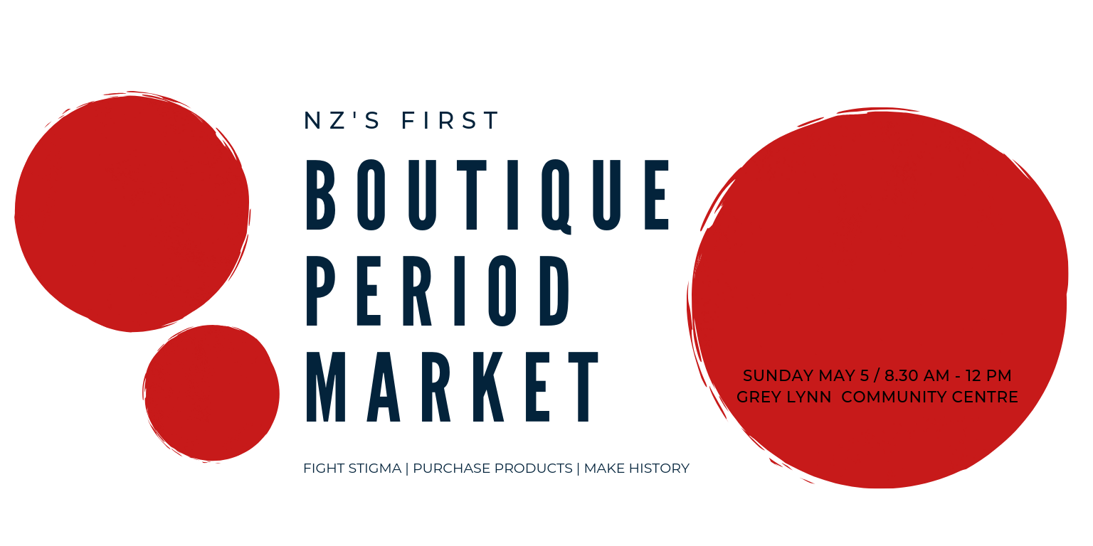 Help us bring NZs first period market to life - event volunteers needed!