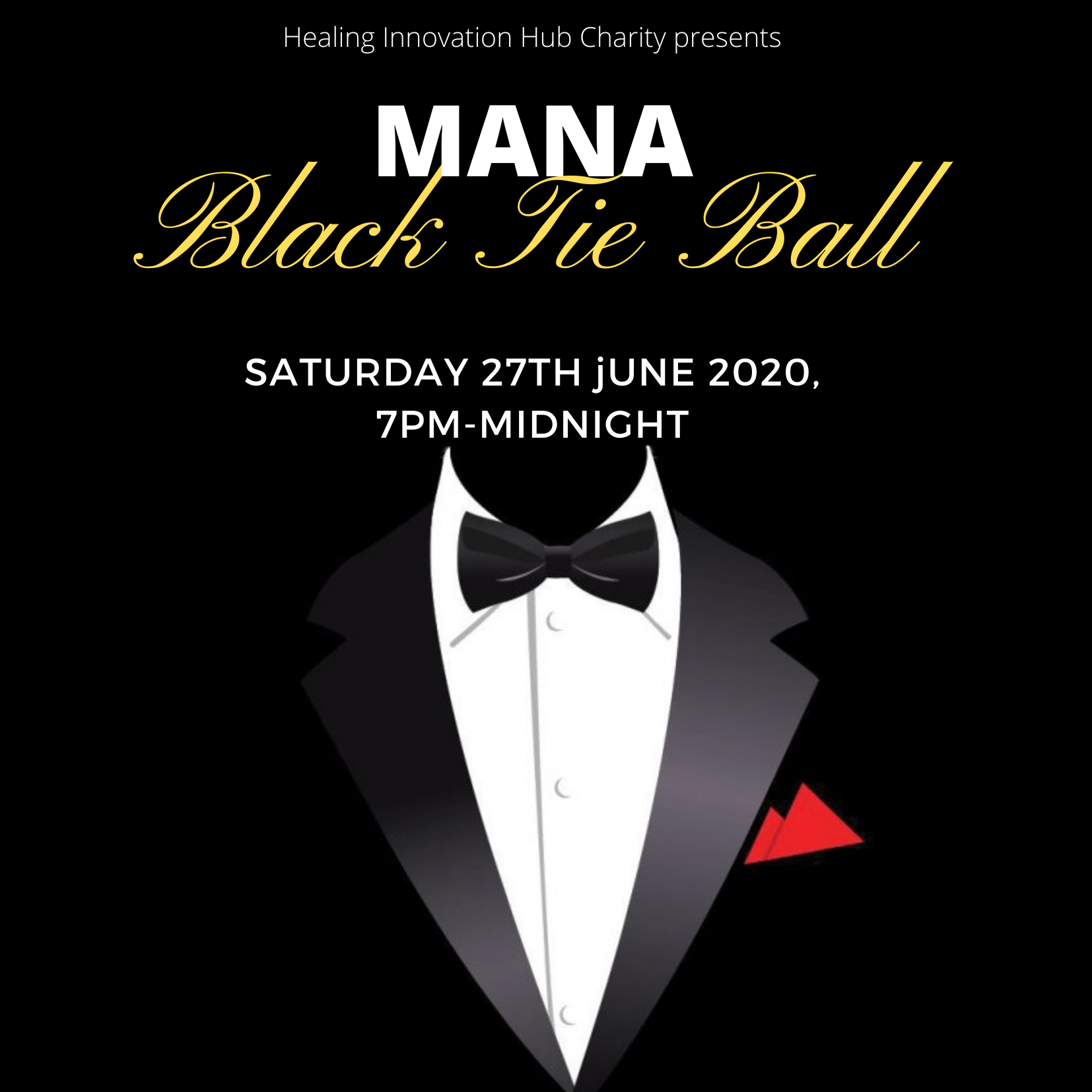 Marketing Expertise needed for Black Tie Charity Suicide Prevention Ball