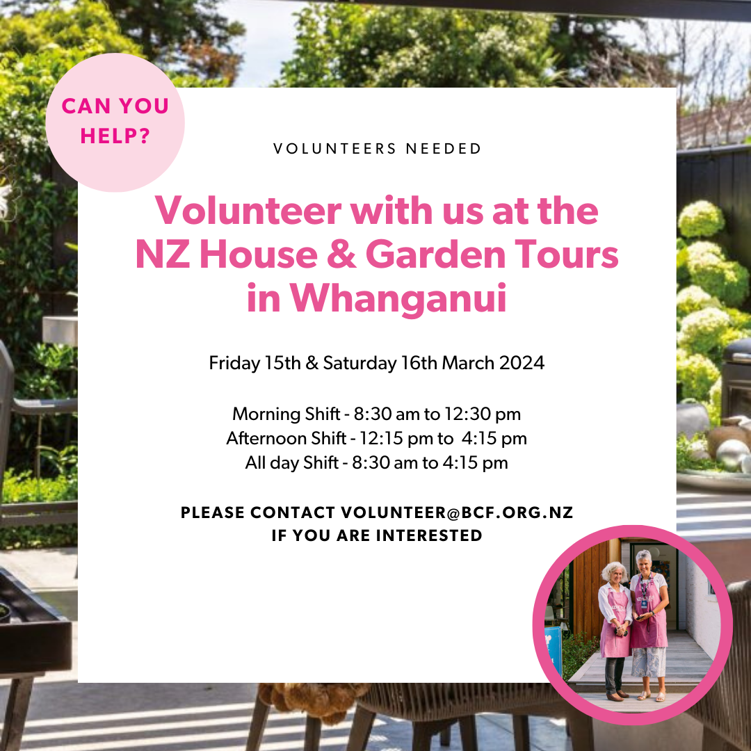 Volunteer at the Whanganui House and Garden Tours